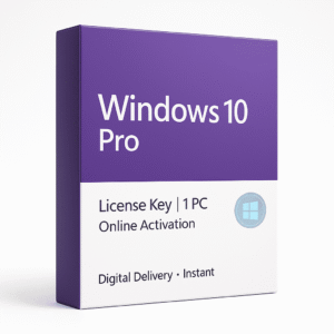 Windows 10 Pro - Online Activation License Key for 1 PC