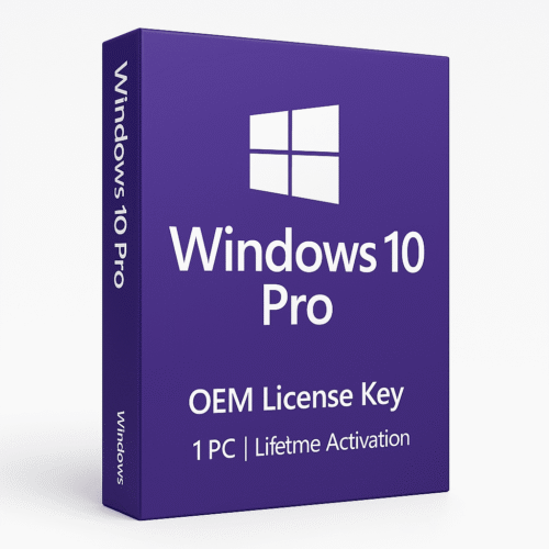 Windows 10 Pro OEM - Lifetime Activation License Key for 1 PC