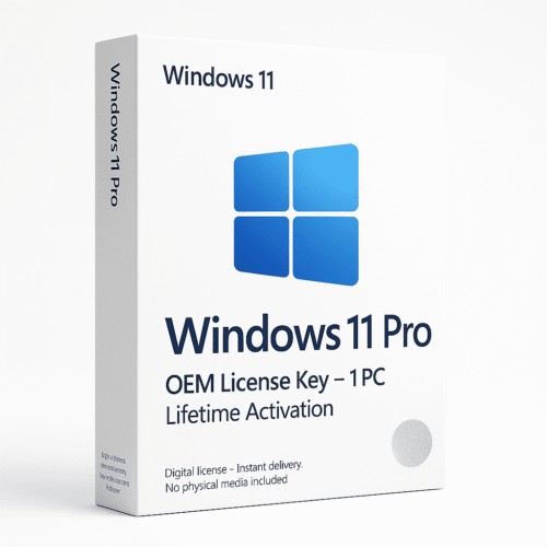 Windows 11 Pro OEM - Lifetime Activation License Key for 1 PC