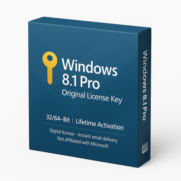 Windows 8.1 Pro - Lifetime Activation License Key