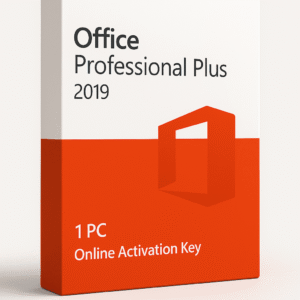 Office 2019 Professional Plus - Online Activation License Key for 1 PC
