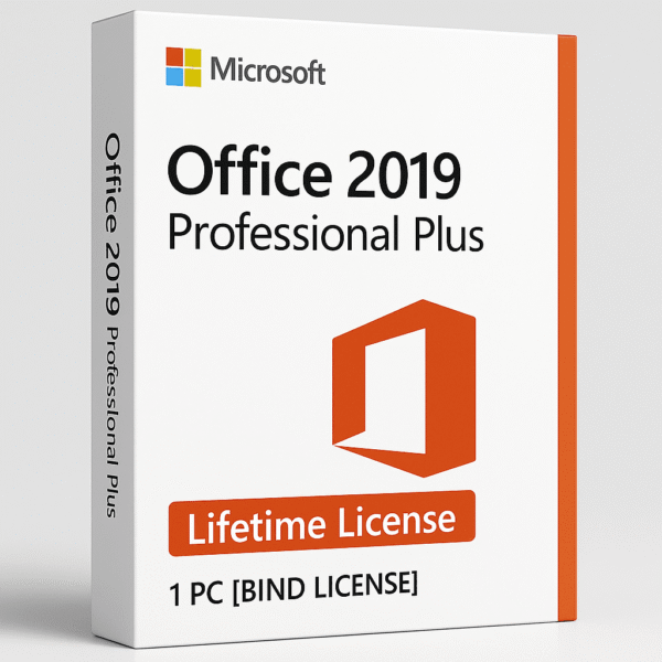 Office 2019 Professional Plus - Lifetime BIND Activation License Key for 1 PC