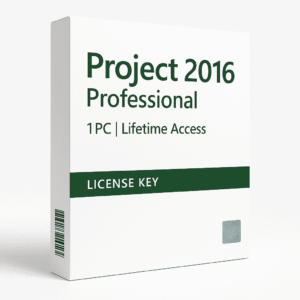 Project 2016 Professional - Lifetime Activation License Key for 1 PC