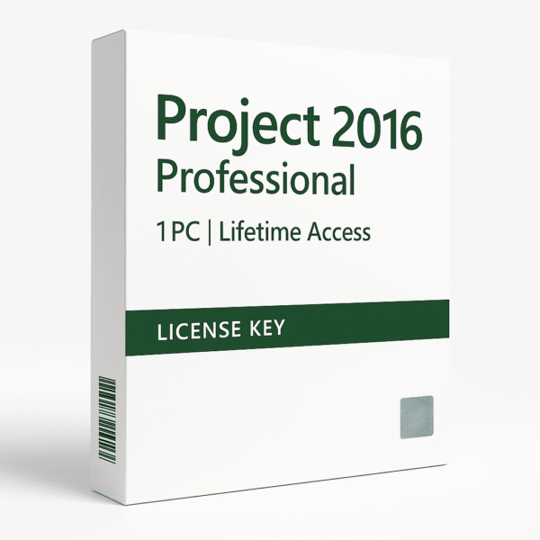 Project 2016 Professional - Lifetime Activation License Key for 1 PC