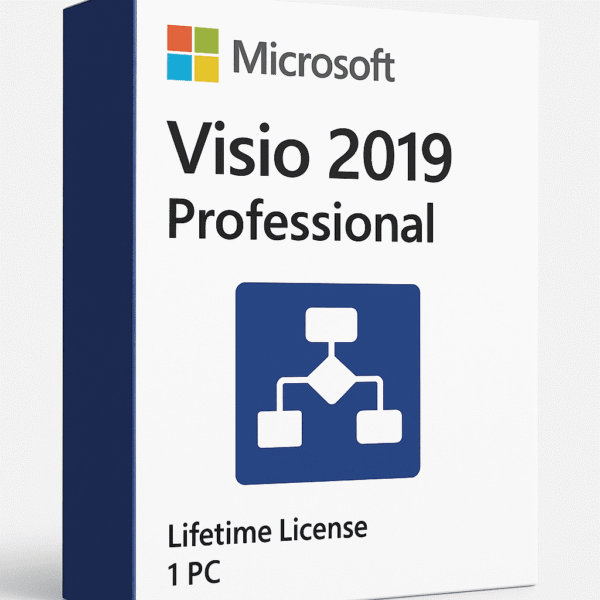 Visio 2019 Professional - Lifetime Activation License Key for 1 PC