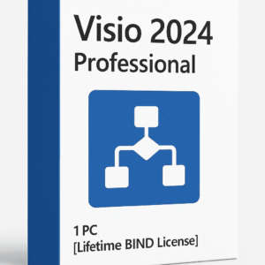Visio 2024 Professional - Lifetime BIND Activation License Key for 1 PC