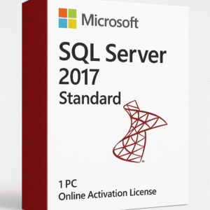 SQL Server 2017 Standard - Online Activation License Key for 1 PC
